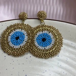evil eye quirky earrings